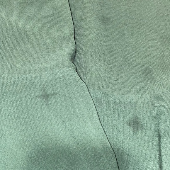 Forest Green Long Wrap Dress - Picture 6 of 6